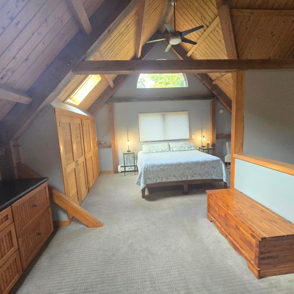 a room with a wooden floor