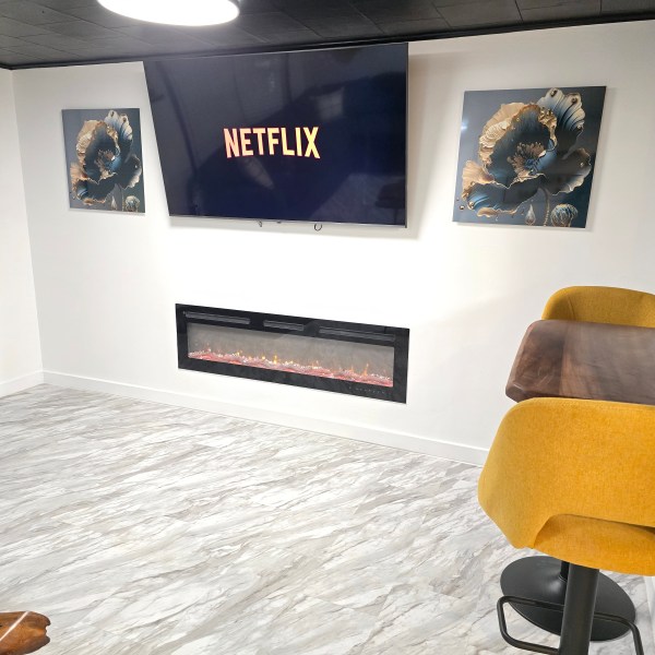 a person sitting on a bed