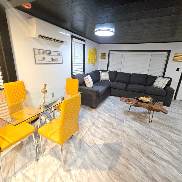 the inside of a building